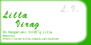 lilla virag business card